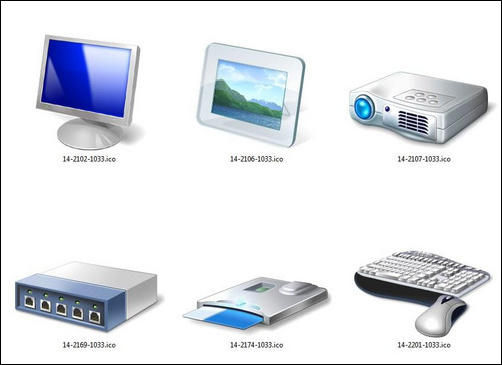 Windows 7設(shè)備高清多圖標