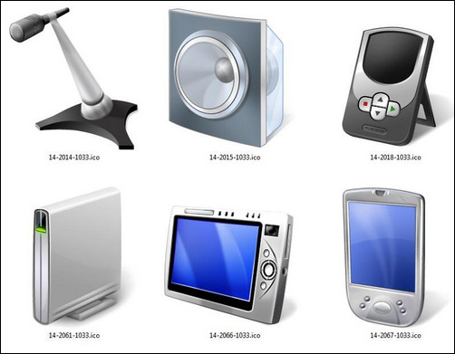 Windows 7設(shè)備高清多圖標