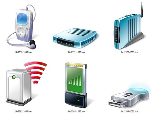 Windows 7設(shè)備高清多圖標
