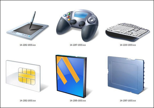 Windows 7設(shè)備高清多圖標