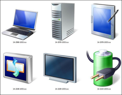 Windows 7設(shè)備高清多圖標